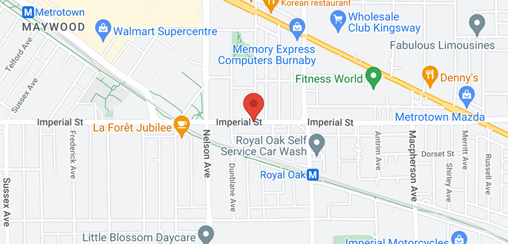 map of 1107 5051 IMPERIAL STREET